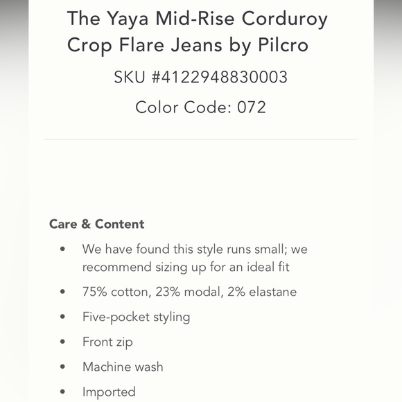 Anthropologie Pilcro Pants - Picture 8 of 10